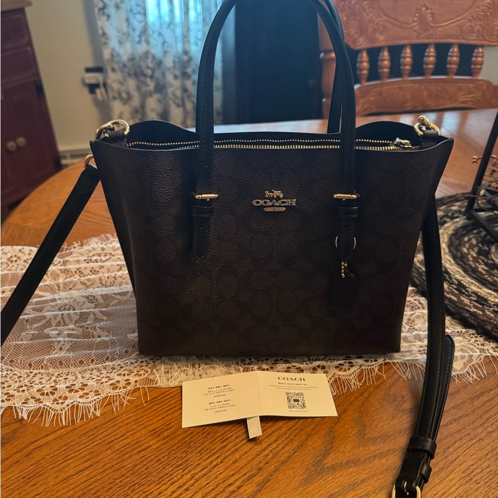Coach Signature Black Tote Bag